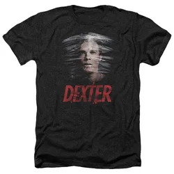 Dexter Heather T Shirt Plastic Wrap Black long or short sleeves