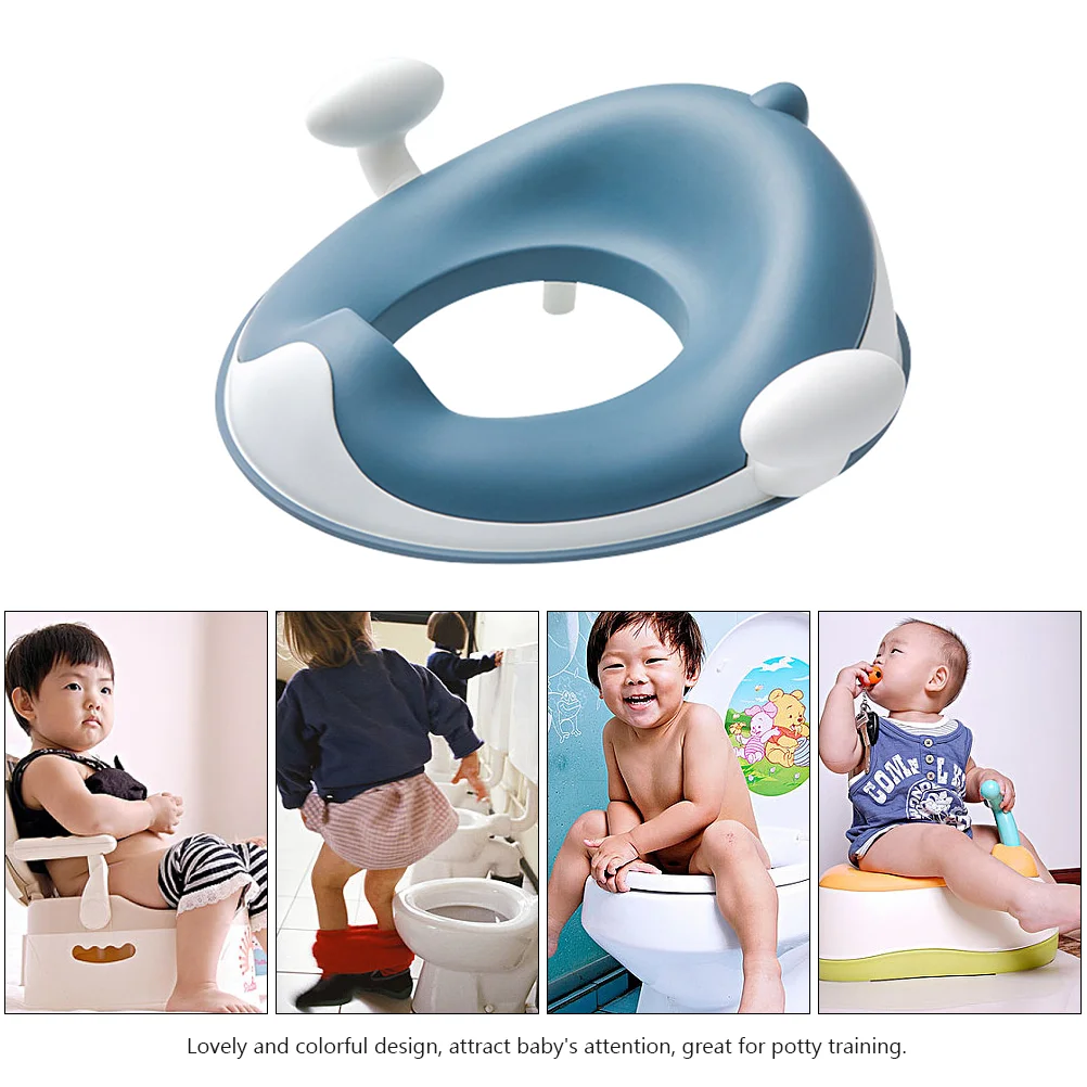 Toilet Trainer Ring Seat Potty with Handle Toddler Kids Training Seats Baby Travel