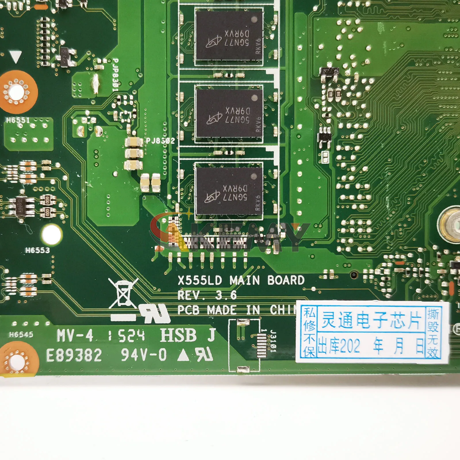 X555LD 노트북 마더보드 ASUS FL5600L X555LB DX992L X555LJ R557L VM590L R556L VM510L FL5800L W519L 메인보드 I3 I5 I7 CPU
