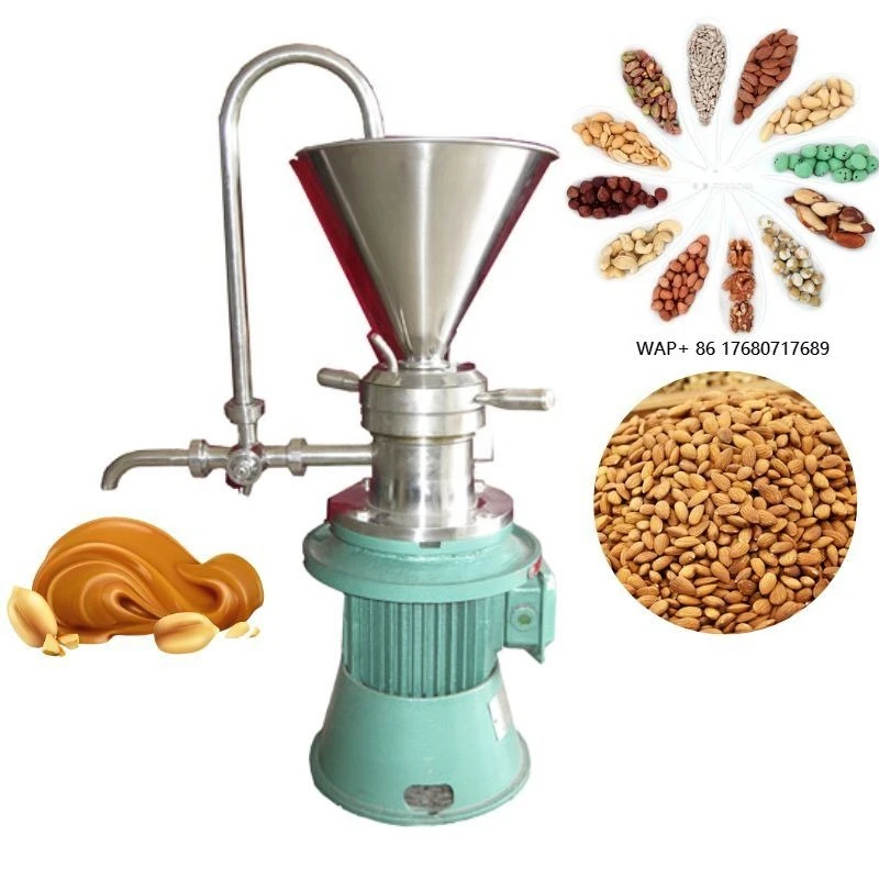

Commercial Electric Sesame Paste Making Machine Small Tahini Almond Cashew Colloid Mill Peanut Butter Making Machine