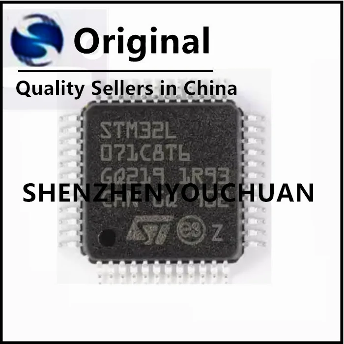 STM32L071C8T6  32L071C8T6  64KB 1.65V~3.6V 20KB 32MHz FLASH 37 LQFP-48(7x7) Microcontroller  IC Chipset New Original