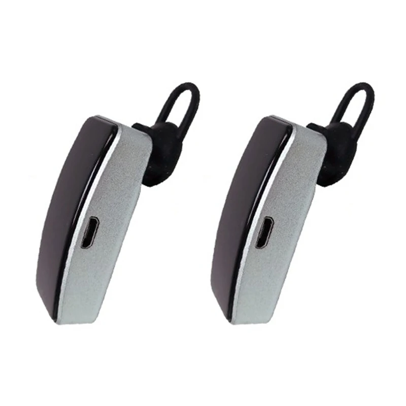 Walkie Talkie Headset Ear Hanging Mini Walkie Talkie Portable Walkie Talkie Bluetooth Headset For Bar Hotel Radio image 6