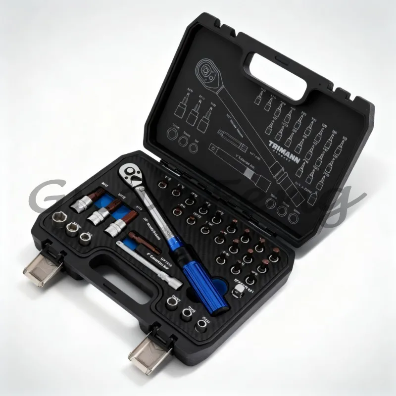 Bicycle and motorcycle torque wrench sets, 1/4 inch high-precision torque