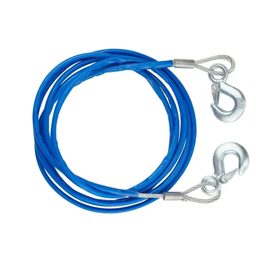 حبل سحب السيارة من أسلاك الفولاذ ، حزام السحب ، عاكس ، طوارئ لمركبات الطرق الوعرة