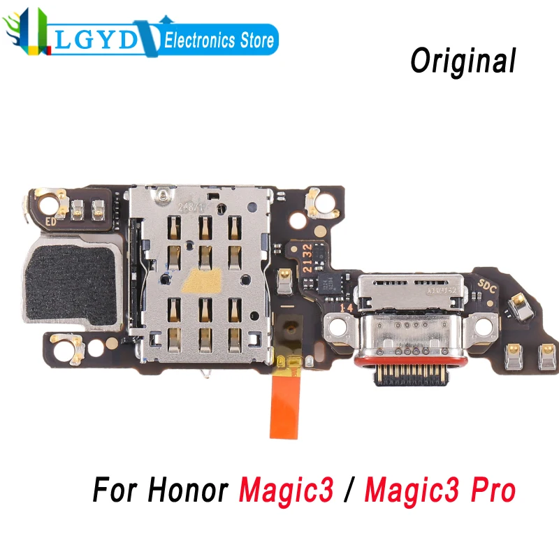 

For Honor Magic3 Original SIM Card Reader Board With Mic For Honor Magic3 Pro Repair Replacement Part