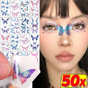 한자 문신 스티커, 방수, 오래 지속되는 임시 가짜 문신, 여성 아트 스티커, 빨간색, 3 개 