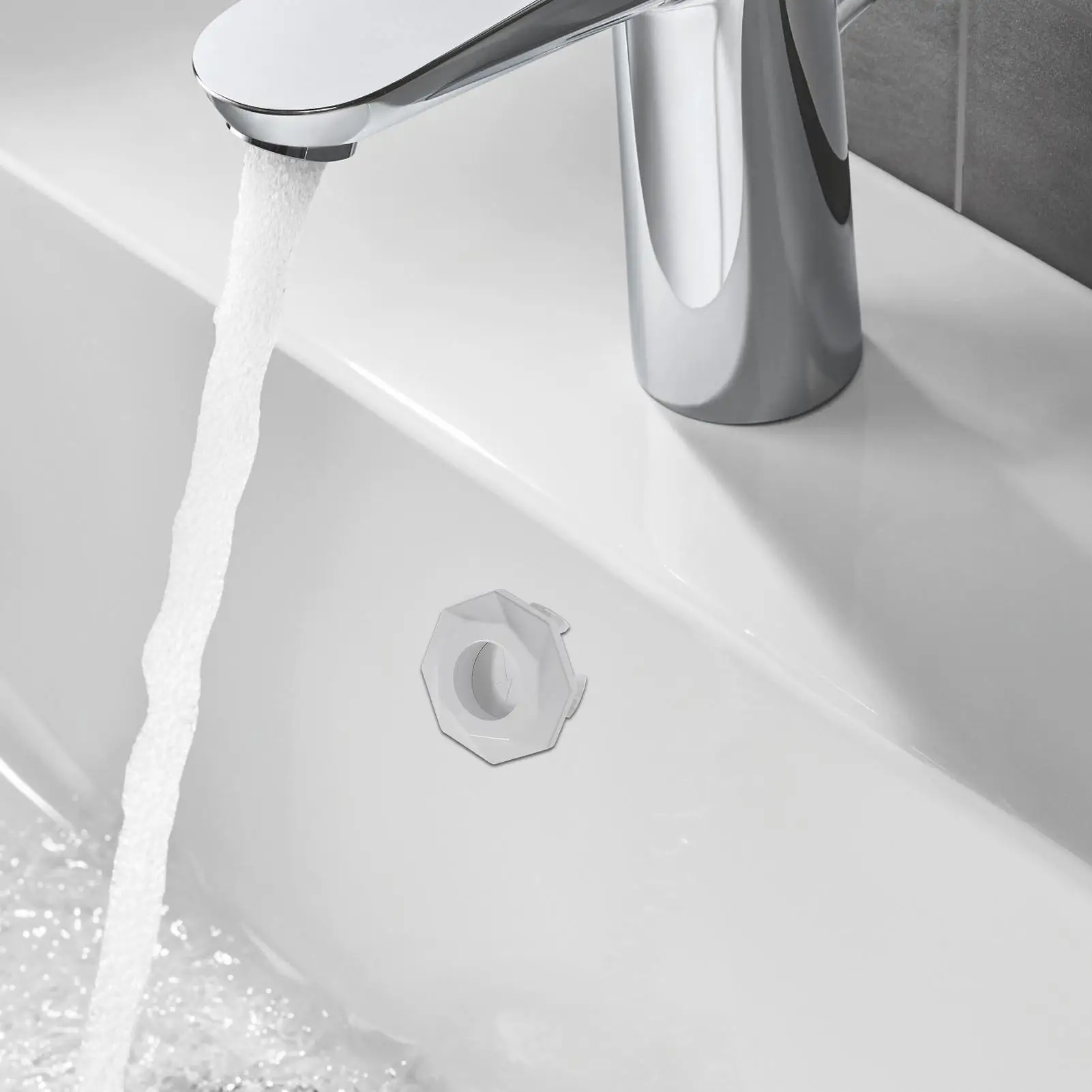 

Sink Overflow Cover Anti-Drop Home Improvement Bathroom Sink Basin Overflow Trim Ring For Kitchen Bathroom Home Dormitory Hotel