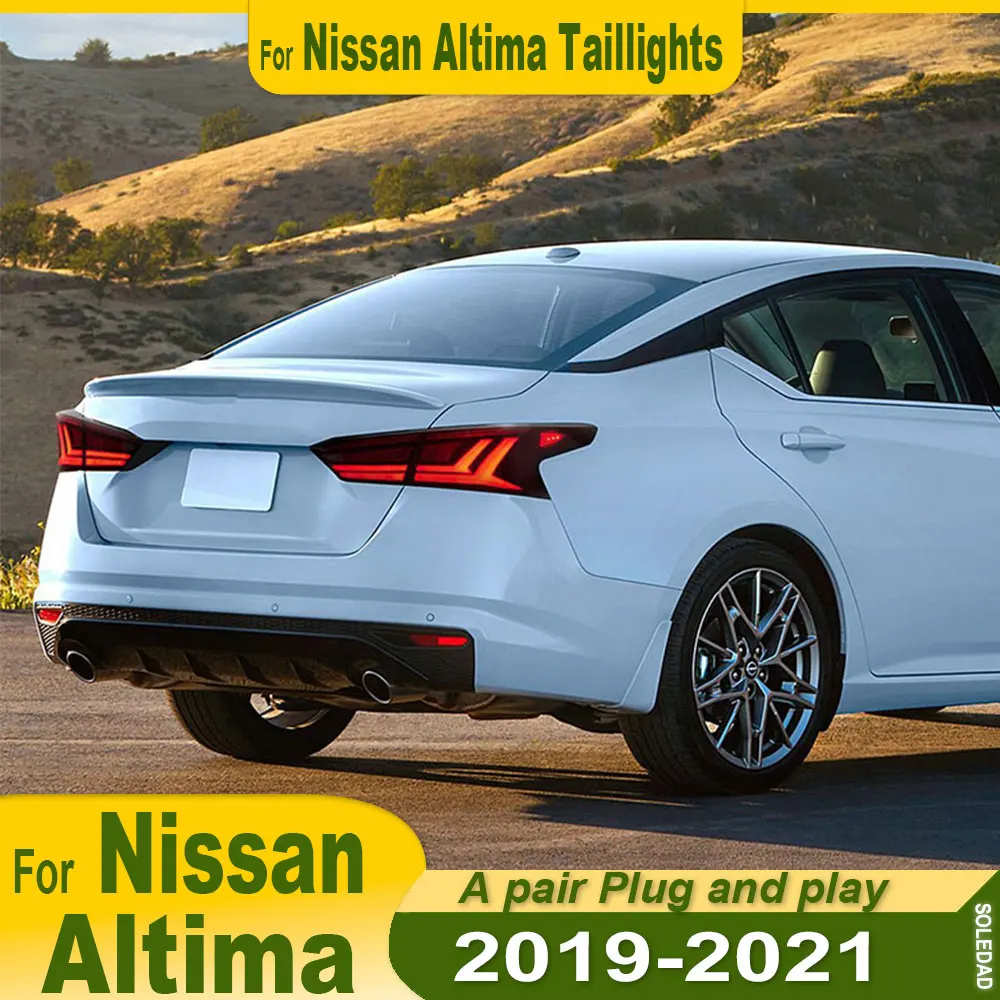 

Автомобильные светодиодные задние фонари в сборе для Nissan Teana 2019 2020 2021, обновленные задние фонари, светодиодный динамический стример, стоп-сигнал, аксессуары для инструментов