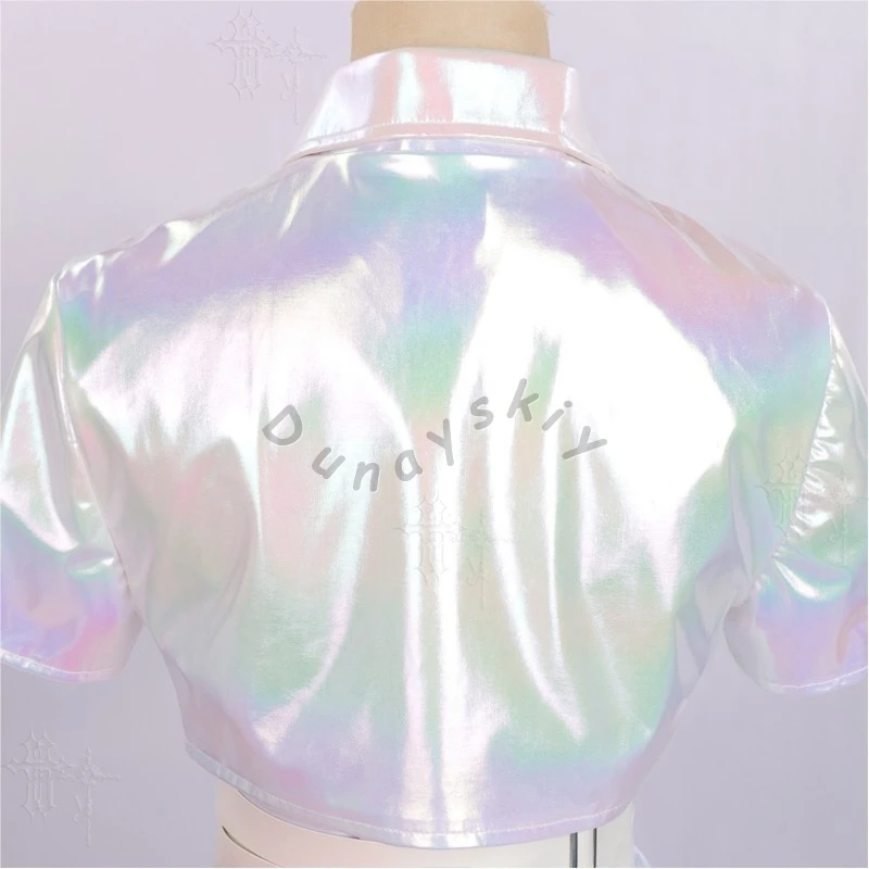 Conjunto completo de disfraz de cosplay de Needy Angel, personaje de un videojuego de anime. Incluye el disfraz de Overdose Flash Pop OMaGkawaiiAngel, ideal para Comic Con, espectáculos en vivo y fiestas.