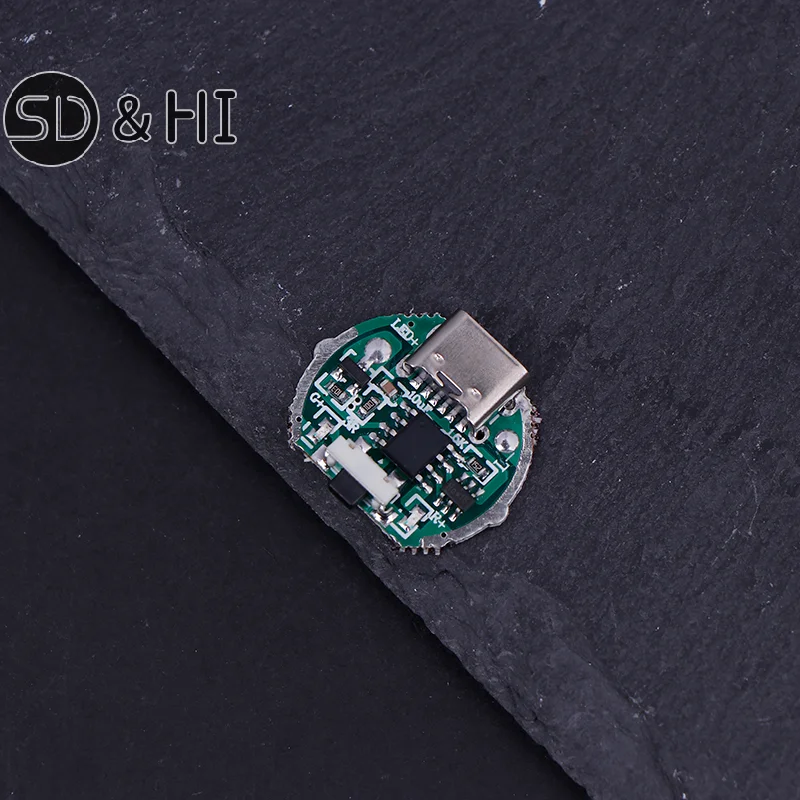 Two-speed Driver Board Flashlight Driver Accessories Circuit Board Switch Charging Integrated Board For 10 Watt Beads For 18650