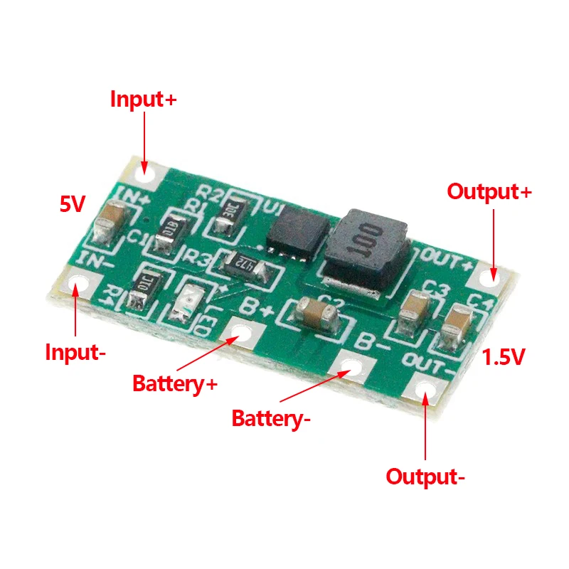 AA/AAA dry battery modified to lithium battery 3V-4.2V reduced by 1.5V charging and discharging toy remote control mouse modific