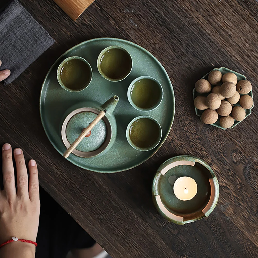 

Ceramic Teapot Warmer High Quality Handmade Holder Tea Heater Warmer for Tea House Coffee Shop Holder