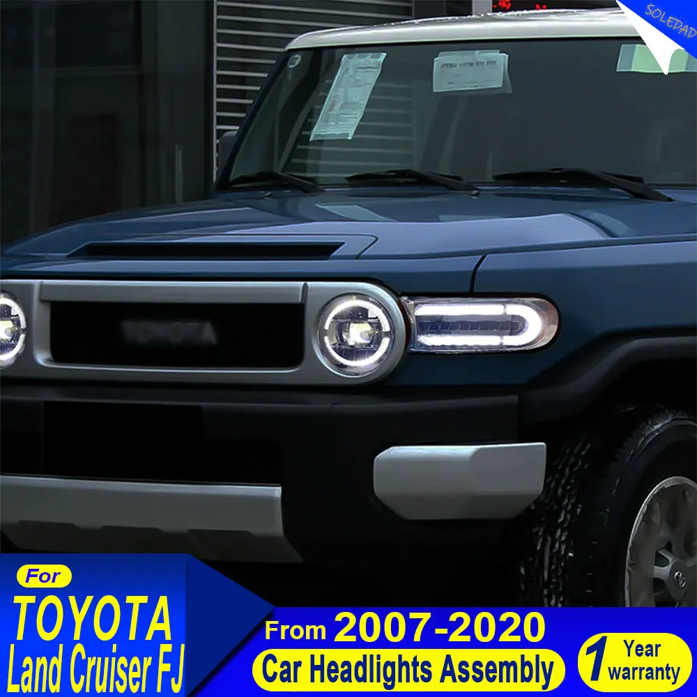 

Car Headlights for Toyota Fj CRUISER 2007 2008 2009 2010 2011-2020 LED DRL Head Lamp headlights Assembly Accessories