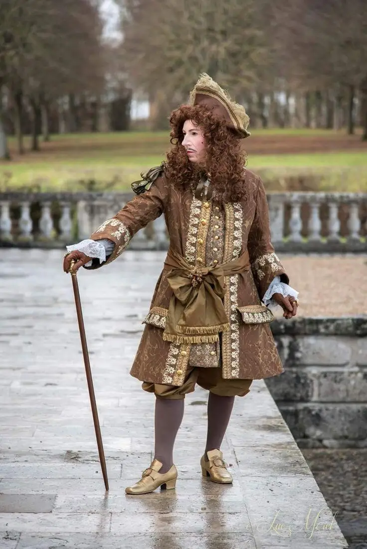 Traje Histórico Vintage Barroco Rococó de la Corte Francesa, Disfraz de Rey Duque, Traje de Noble para Baile de Máscaras de Venecia