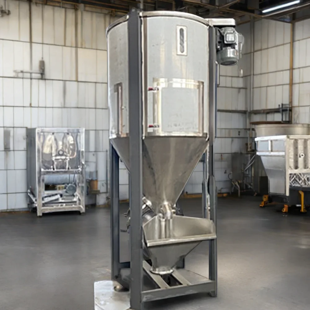 Food grade 304 stainless steel baking powder mixer vertical feed mixer powder flavor mixing machine