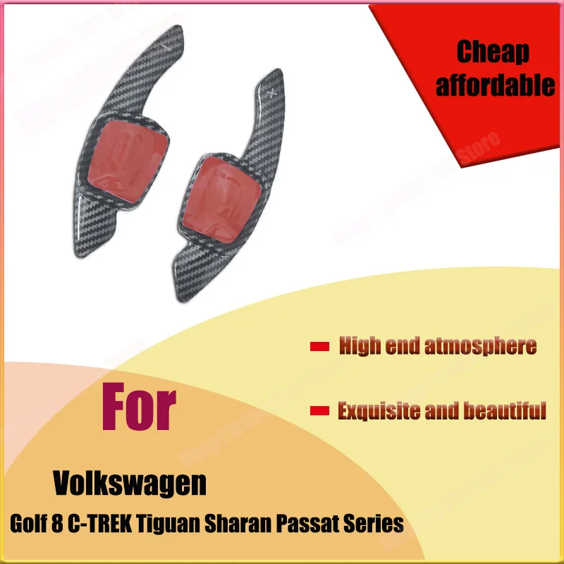 

For Volkswagen Golf 8 Steering Wheel Shifter Paddles C-TREK Tiguan Sharan Passat CC Car Accessories Interior