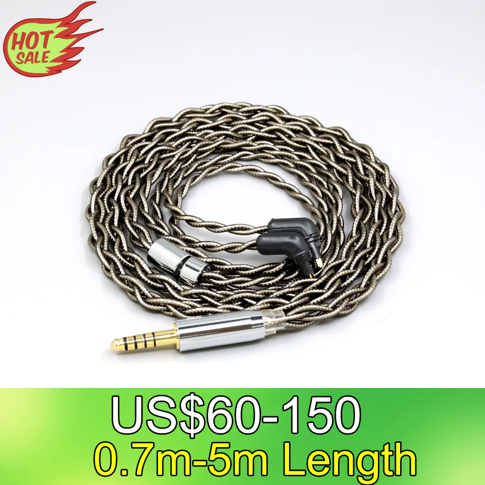 

99% Pure Silver Palladium + Graphene Gold Shielding Earphone Cable For Sony MDR-EX1000 MDR-EX600 MDR-EX800 MDR-7550 LN008194