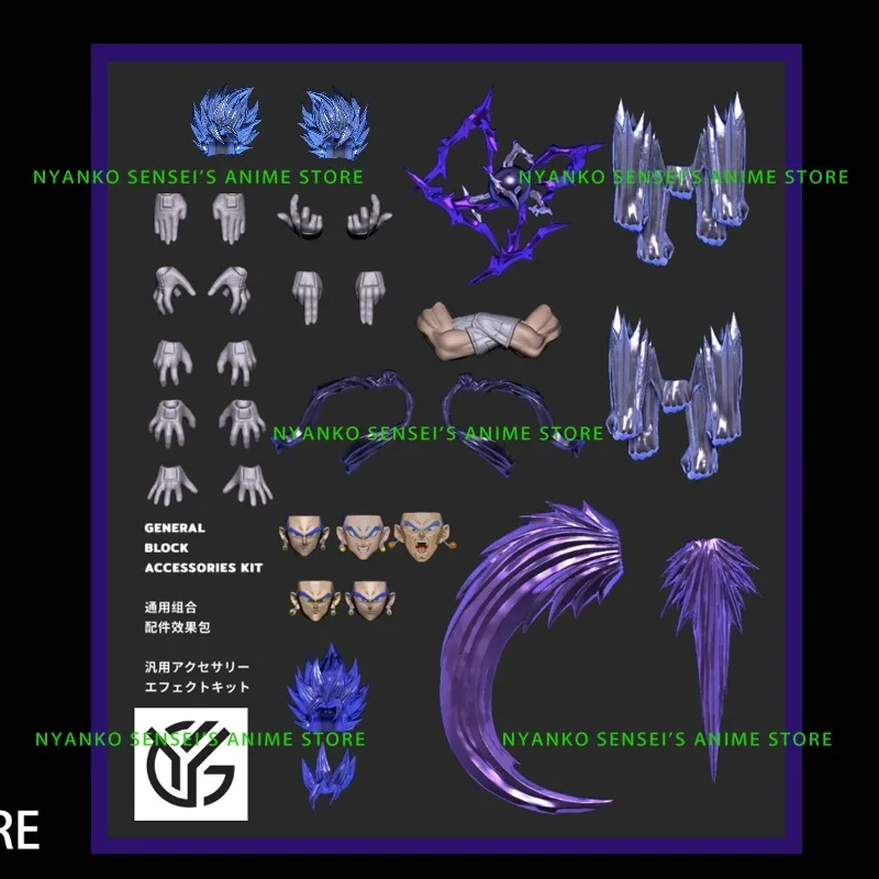 YGmw Toys Longying Vegito لعبة دراغون بول OC007/OC008 SHF 1/12 مقياس عمل الشكل نماذج أنيمي لعبة دمية هدية تحصيل #5