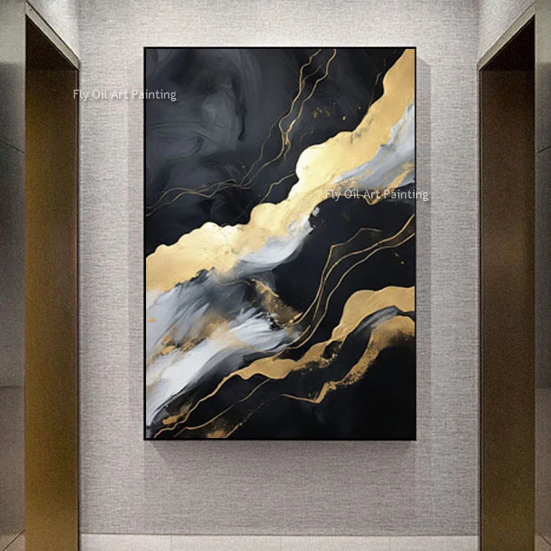 

100% Handmade Modern Abstract Thick Oil painting On Canvas Simple Design Wall Art Paintings For Livingroom Bedroom Decoration