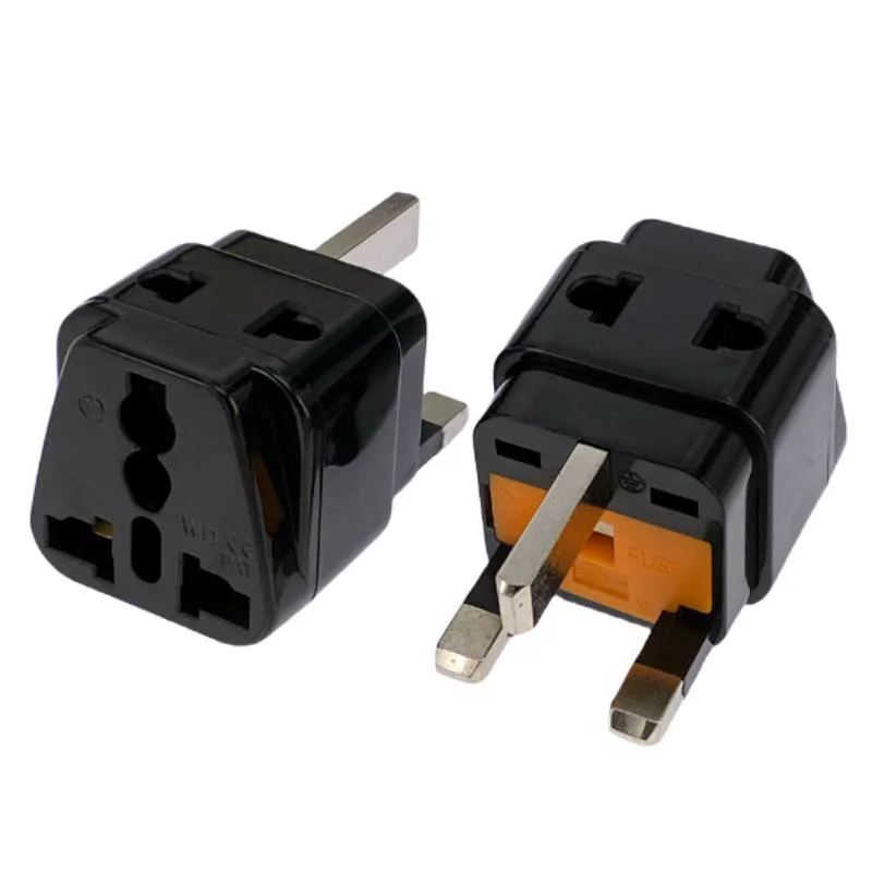 Universal UK Travel Plug US EU AU To UK Singapore Malaysia Travel Power Socket Plug Power Outlet Converter Electric Adaptors 13A