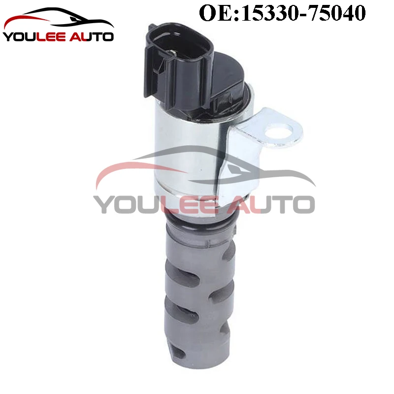 

New 15330-75040 1533075040 Variable Valve Timing VVT Solenoid For Toyota Tacoma 2016-2021 2.7L Auto Parts