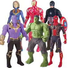 18Cm Hulk Anime Figure Action Toy Christmas Gift Pvc Movable Joints with Lights Doll Collection Model