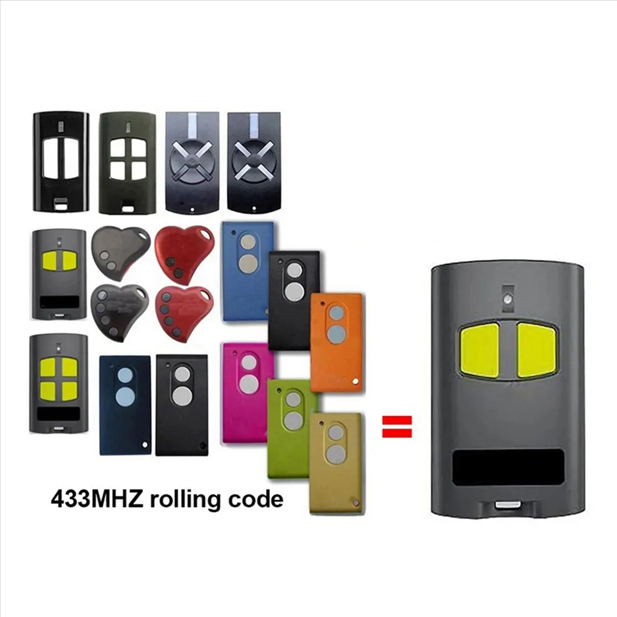 【PRIX CHAUD!】 2 télécommandes pour ouvre-porte de Garage série To.GO VA, Code roulant 433.92Mhz, lancement portatif pour modèles 2VA