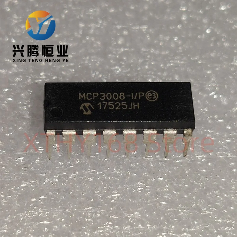 1PCS MCP3008 DIP16 MCP3008-I/P DIP-16
