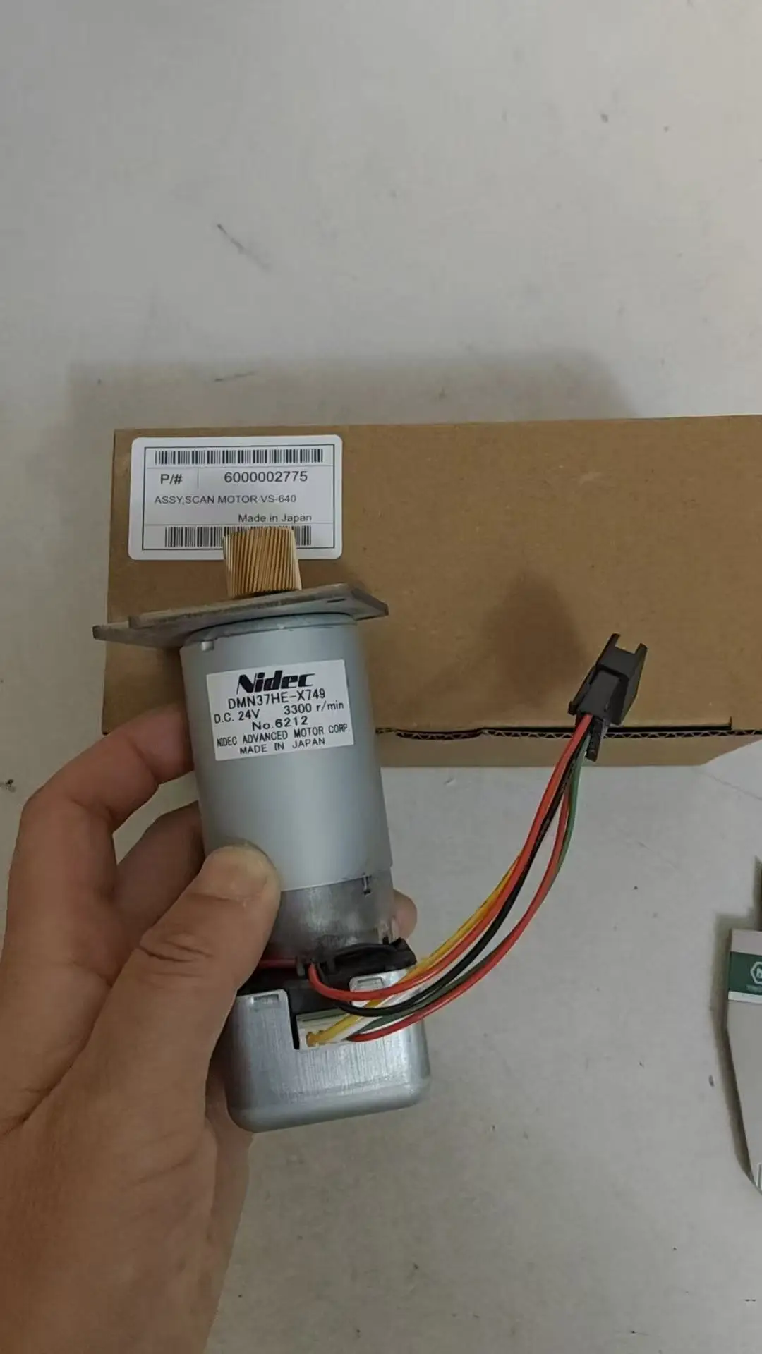 1PCS Original Servo Motor For Roland GX640 Inkjet Printer Scan Motor CR Cartridge Motor Engine PN:6000002775