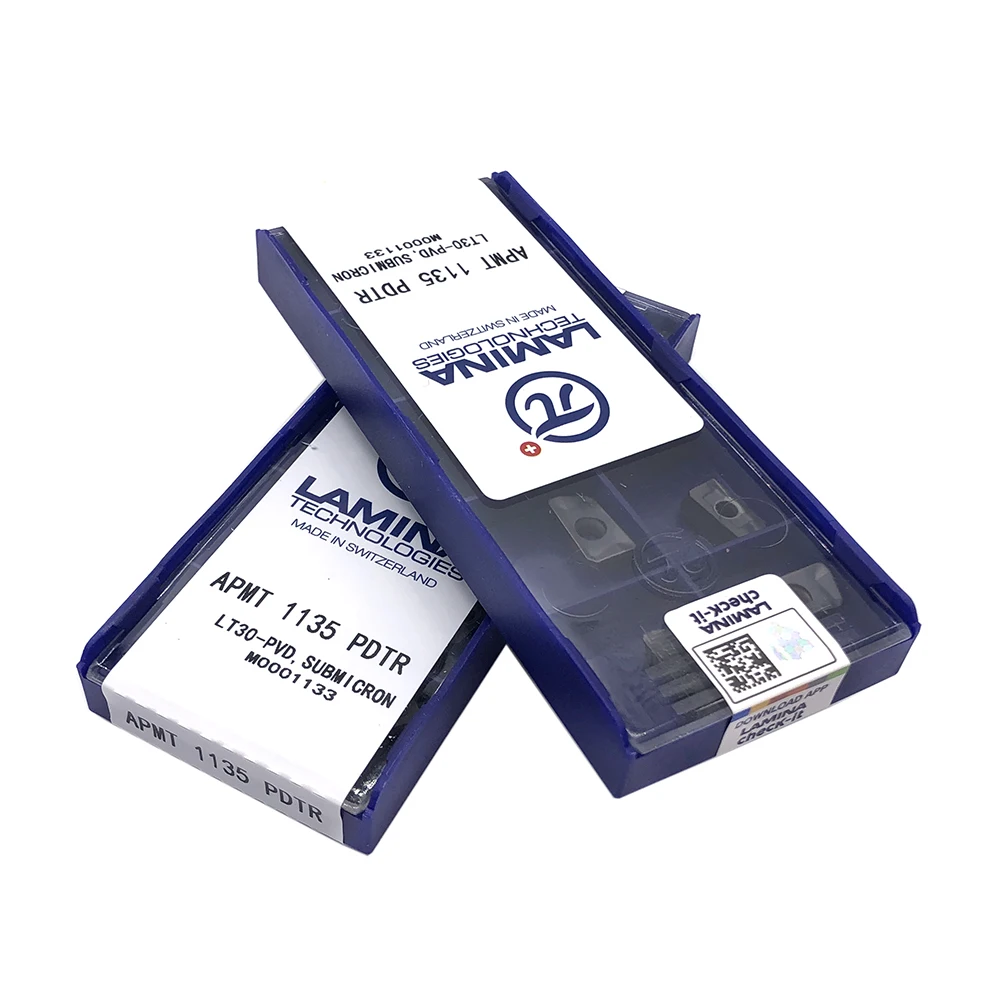 شفرة الأصلي APMT1135 PDTR LT30 PVD كربيد طحن تحول أداة آلة خرط تعمل بالتحكم الرقمي بواسطة الحاسوب القاطع أداة إدراج apmt 1135 ل bap300r حامل