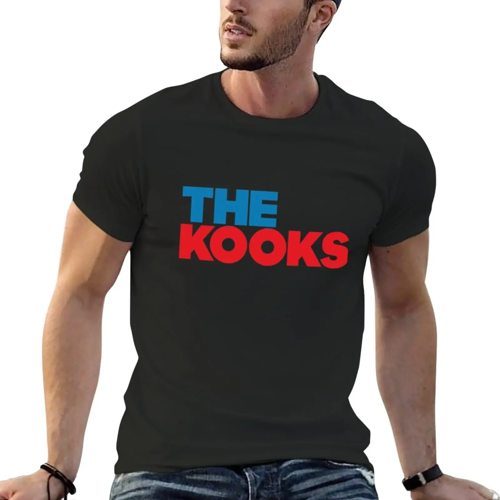 

The Kooks Essential T-Shirt korean fashion Short sleeve tee Men's clothing