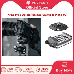 PGYTECH Quick Release Plate & Clamp V2, Arca Swiss Plate Camera Mount with 1/4