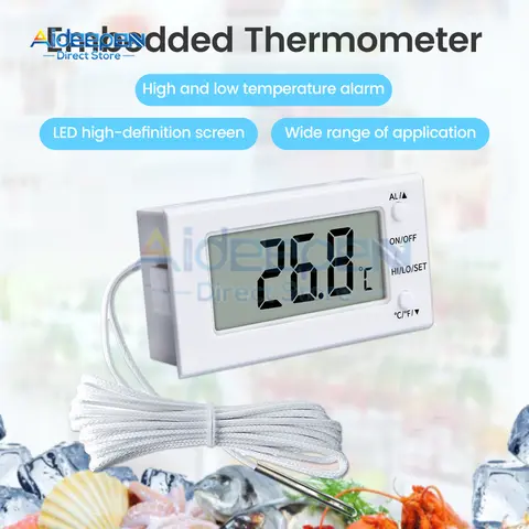 -50~300℃ 임베디드 전자 디지털 온도계 오븐에 탐침이 달린 고온 온도계 온도 센서