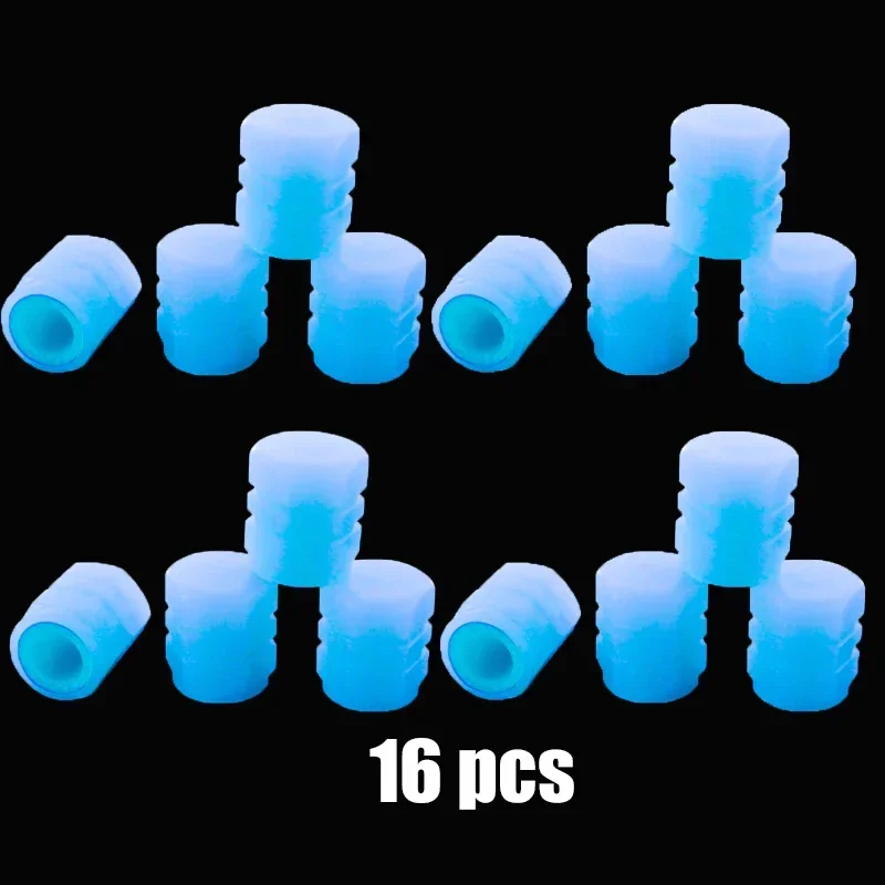 20Pcs Mini Leuchtende Reifen Ventil Kappen Auto Fahrrad Fluoreszierende Nacht Leuchtende Auto Motorrad Fahrrad Reifen Hub Kappe Auto Rad Dekoration