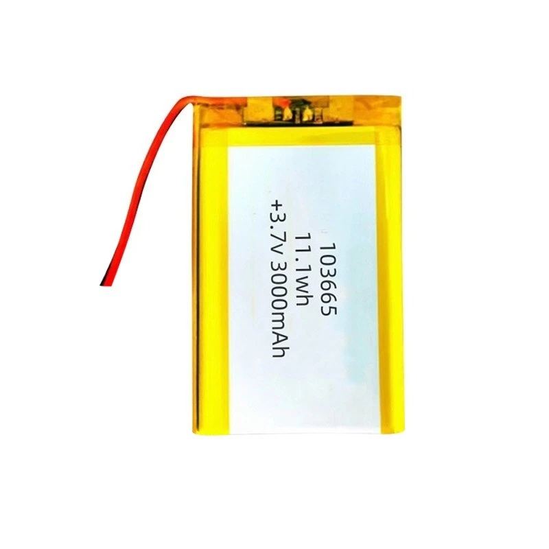 高品質 103665 バッテリー 3.7V 3000mAh ポリマーリチウム電池 スピーカー デジタルカメラ Bluetooth キーボード タブレット PC DVD用