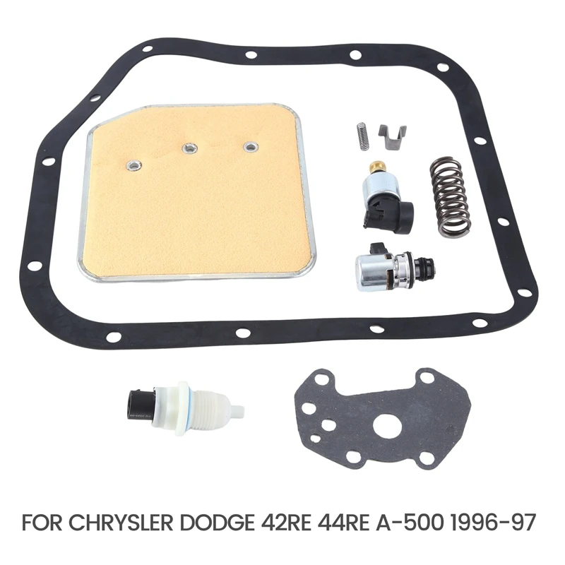 

Automatic Transmissions Solenoid Service & Upgrade Kit Replacement Parts Fit For Chrysler Dodge 42RE 44RE A-500 1996-97