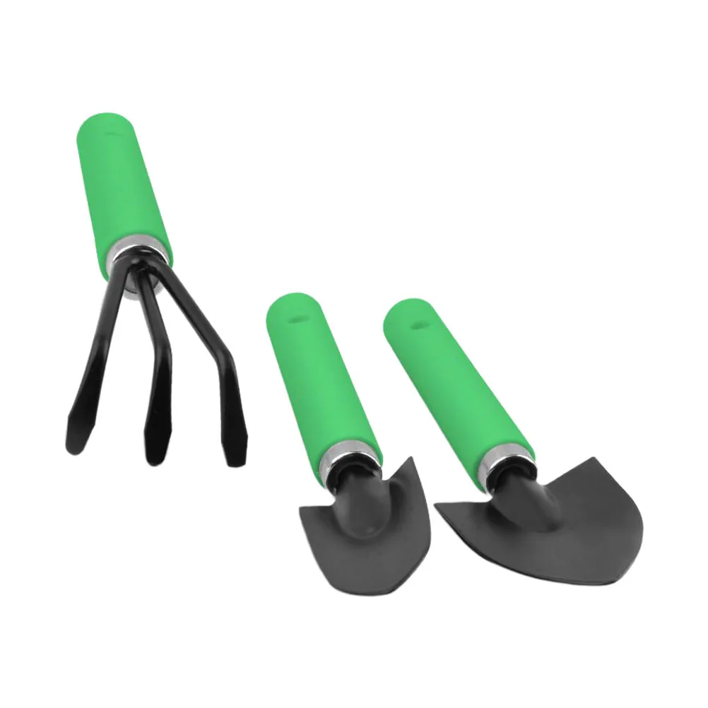 1 مجموعة طقم أدوات الحدائق الفولاذ المقاوم للصدأ مقبض بلاستيكي مجموعة زراعة صغيرة للنباتات الداخلية بونساي زرع أداة إزالة الأعشاب الضارة