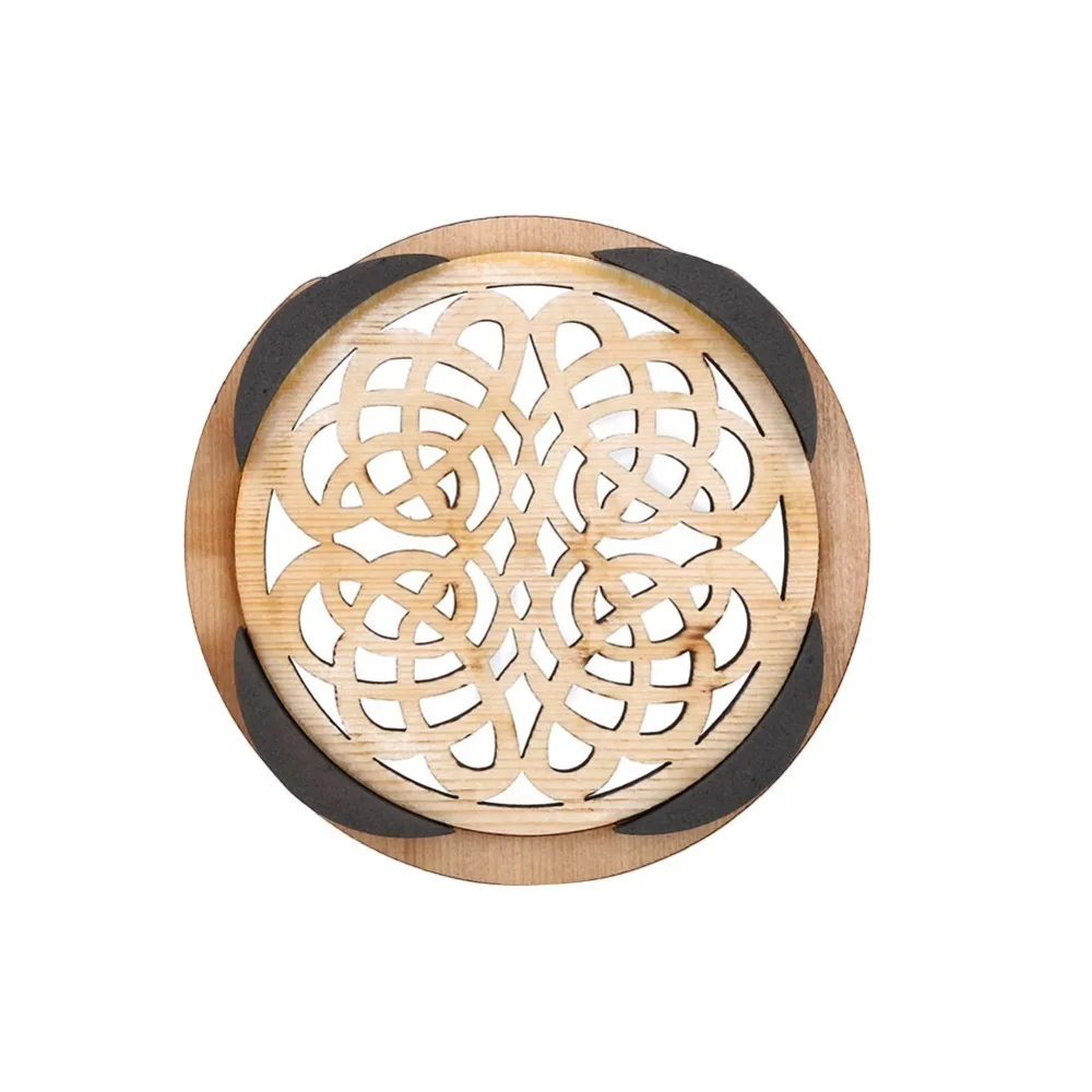 Wood ​Guitar Sound Hole Cover​ ​Noise Control Function ​Window Grille ​Sound Hole Protector​ ​Guitar Feedback Control​