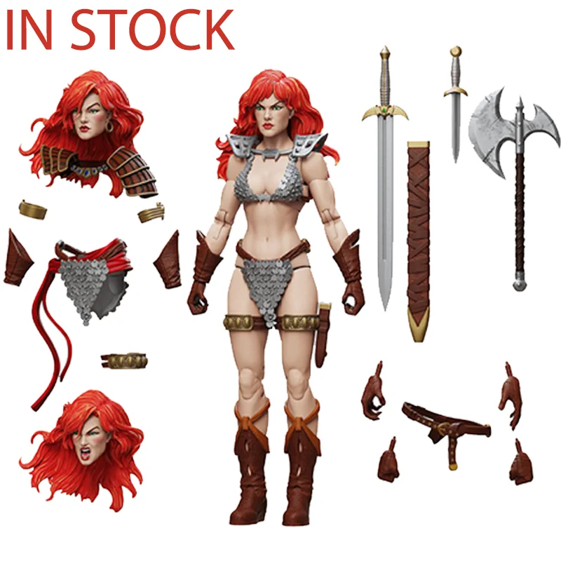 

in stock 1/12 6inches Boss Fight Studio Action Figure Red Sonja 50th Anniversary EPIC H.A.C.K.S. Anime Collection Model Toys