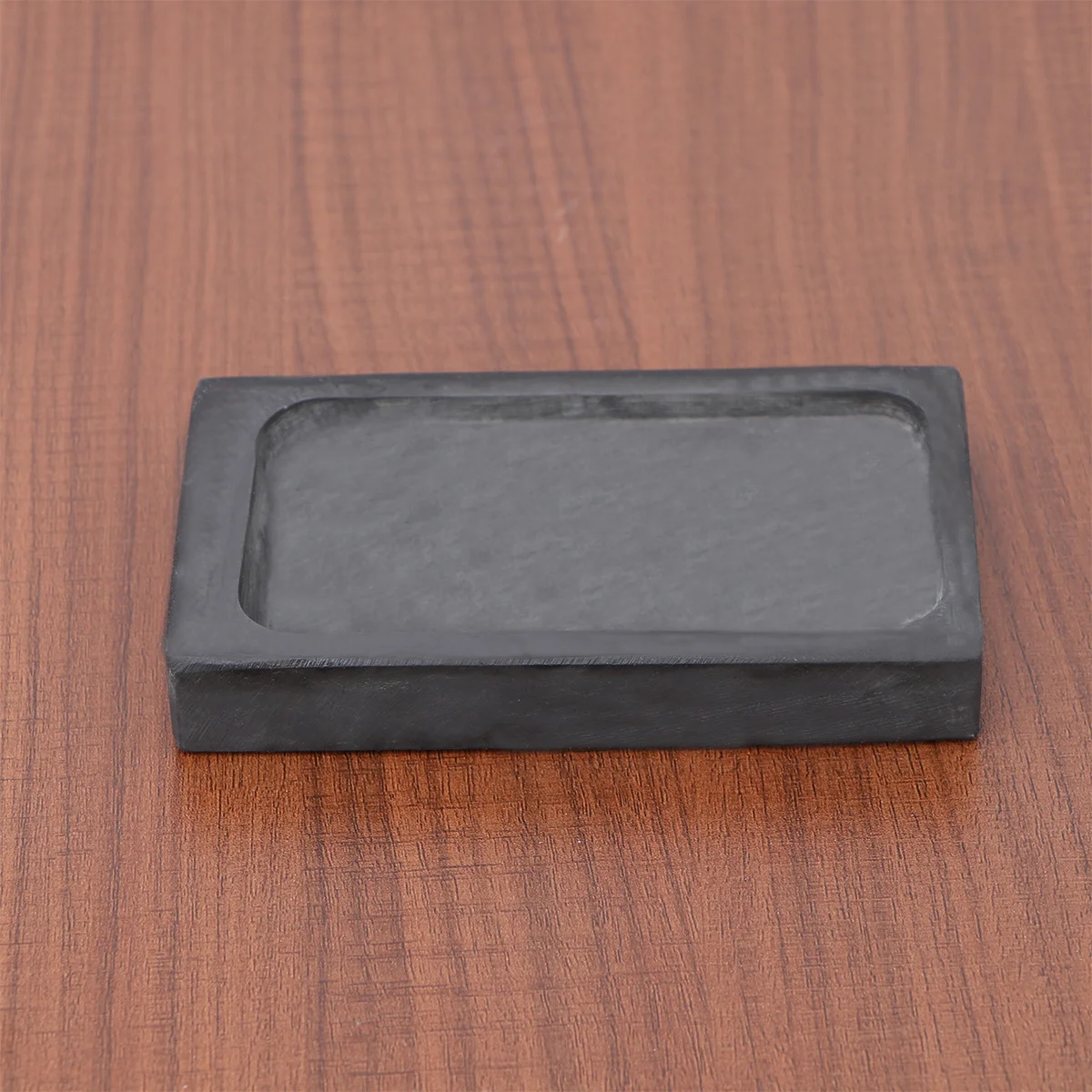 

5 Inch Rectangular Inkstone Chinese Traditional Calligraphy Tool Smooth Surface Ink Grinding Stone For Students Black Inkstone