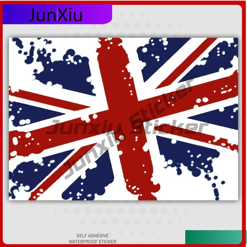 

Painted Abstract Union Cute Laptop UV Resistant Vinyl Jack Vinyl Wall Art Car Van Decal SelfAdhesive Sticker UV Resistant