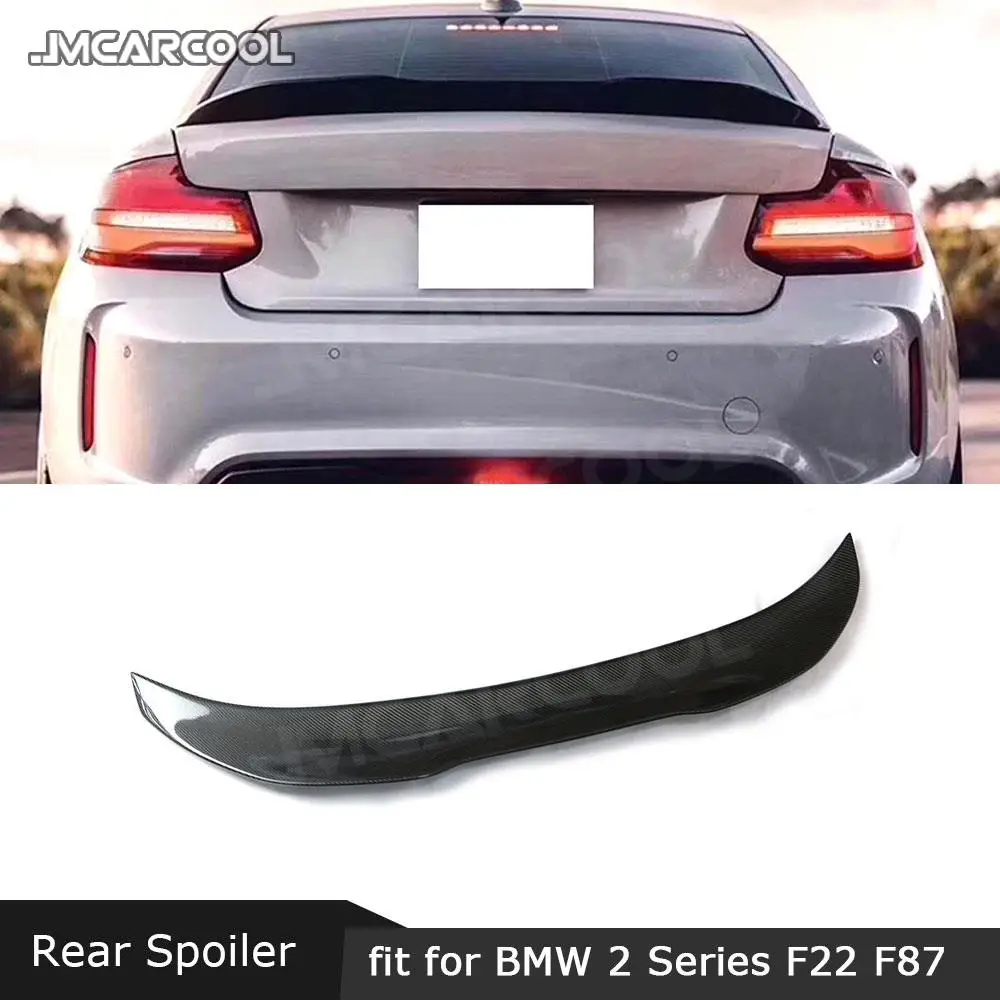 

Dry Carbon Fiber Rear Spoiler Boot Trunk Trim Wings For BMW 2 Series F22 220i 228i M235i F87 M2 2014-2019 FRP Duck Spoiler