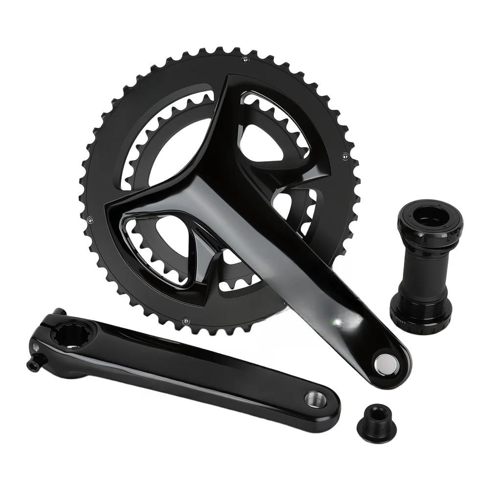 1 Set Brand Model 3 0 Road Bicycle Crankset 34 50T 90BCD 11 12 Speed Black Aluminum Alloy Bicycle Parts