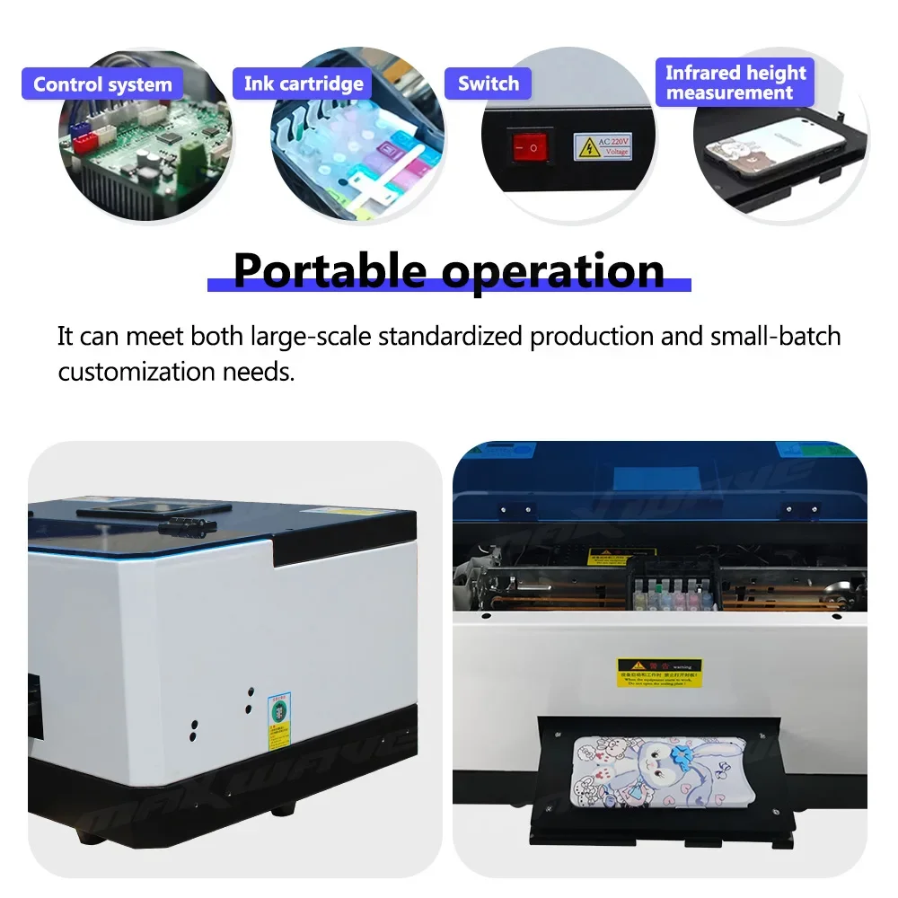 Picture 6: A5 UV DTF Direct to Film Printer for Mobile Phone Case BusinessPrint On Demand Custom Designs for iPhone Low Investment Startup