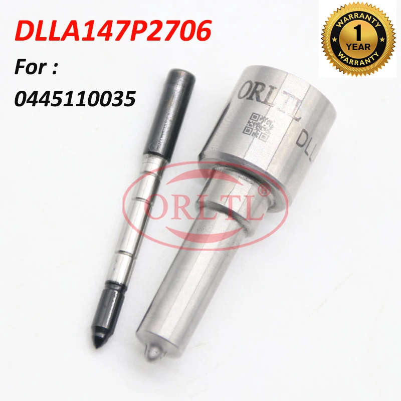 ORLRL Diesel Injector Nozzle DLLA147P2706 (0 433 172 706) 0433172706 DLLA 147P 2706 For 0445110035 0 445 110 035