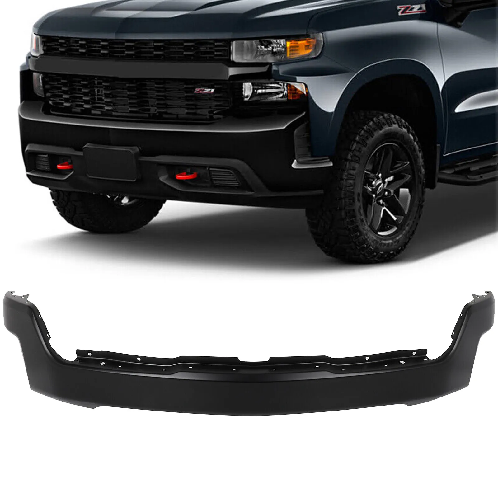 NEW Primered Steel Front Bumper Face Bar for 2019 2020 2021 Chevy Silverado 1500