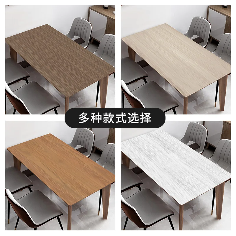 

2022 New Wooden Pattern Pu Leather Tablecloths Home Textiles Pu Leather Tablecloth Waterproof and Oil-Proof Disposable Placemats