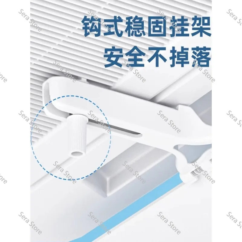 Universal Ceiling Cassette Air Deflector Anti-Direct Airflow Guide for Central AC Outlet Draft Shield for Ceiling-Mounted Unit