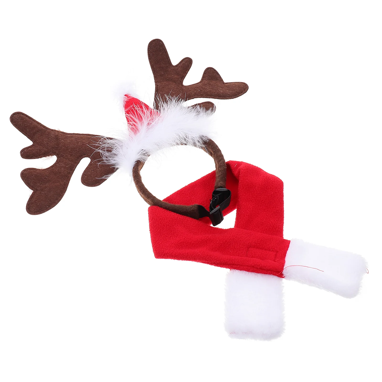 Dog Accessories Children's Headband Scarf Xmas Supply Clothing Pet Headdress Santa Decor