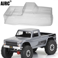 12.3inch 313mm Wheelbase Clear Pickup Body Shell Kit For 1/10 Rc Crawler Trx4 Axial Scx10 Ii 90046 Rgt 86100 Cc01 Tf2 Yk4101